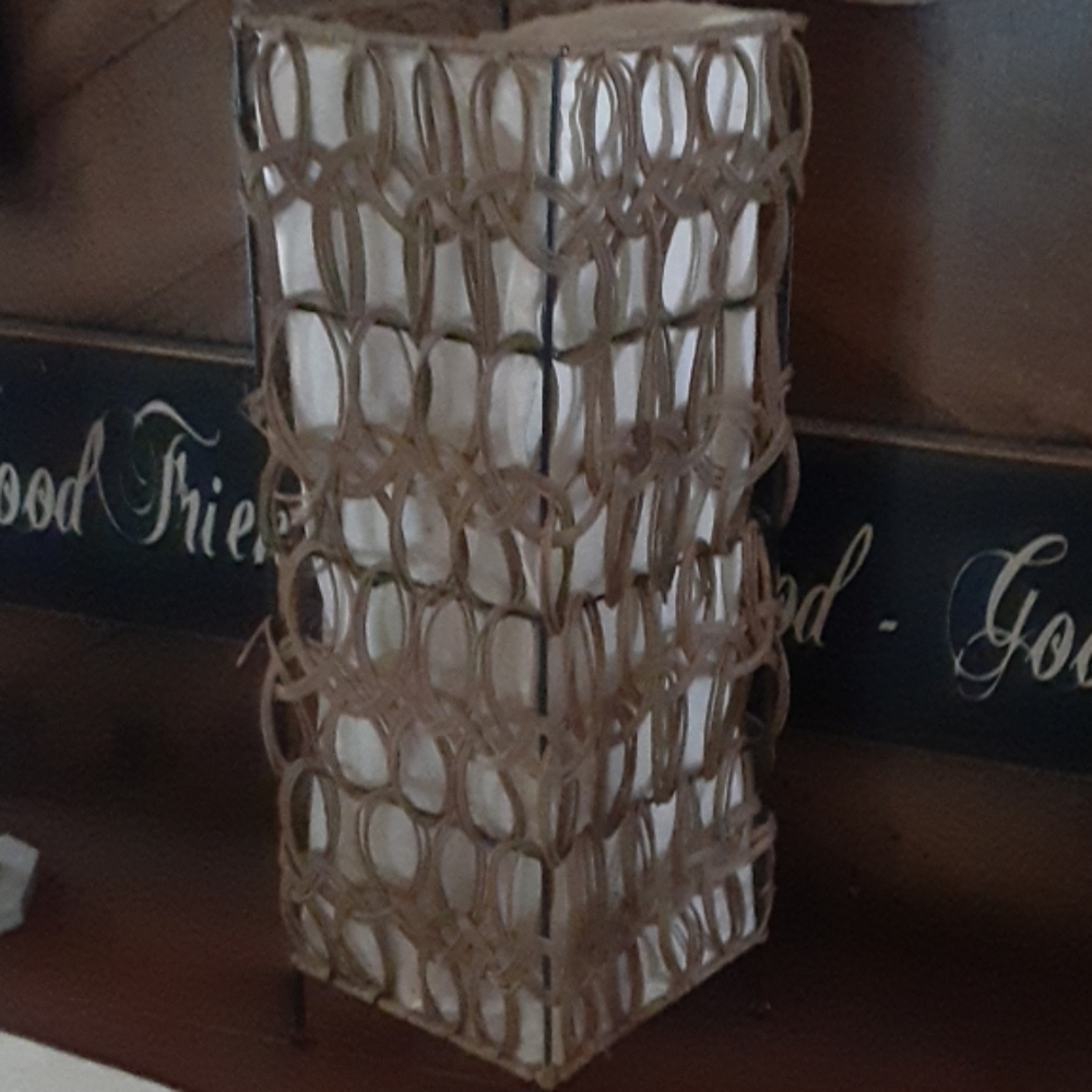 wicker lamp